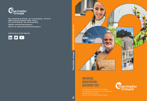 Thumbnail Thermador Groupe Universal Registration Document 2021