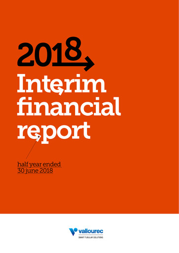 Miniature Vallourec Rapport semestriel 2018-h1