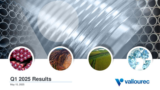 Miniature Vallourec Rapport trimestriel 2025-q1