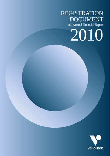 Thumbnail Vallourec Universal Registration Document 2010