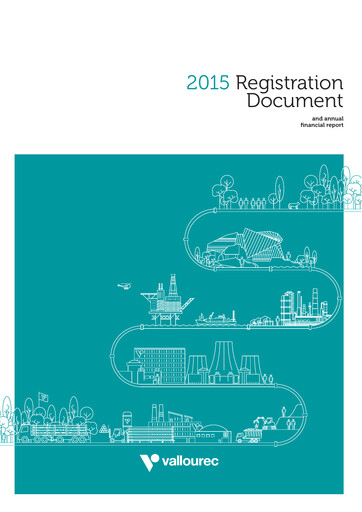 Thumbnail Vallourec Universal Registration Document 2015