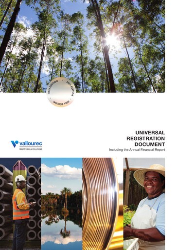 Thumbnail Vallourec Universal Registration Document 2021