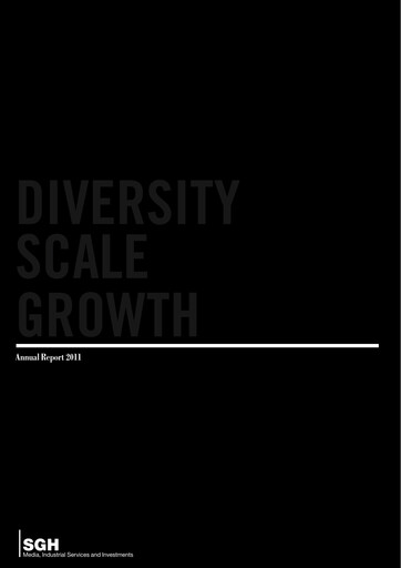 Thumbnail Seven Group Holdings
 (SGH) Annual Report 2011