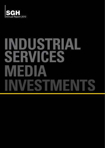 Thumbnail Seven Group Holdings
 (SGH) Annual Report 2012