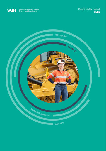 Thumbnail Seven Group Holdings
 (SGH) Sustainability Report 2022