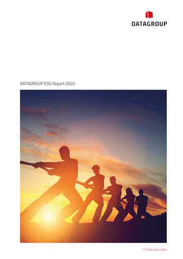 Thumbnail DATAGROUP SE ESG Report 2020