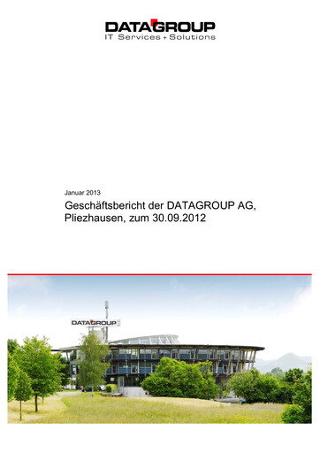 Thumbnail DATAGROUP SE Financial Statement 2011-2012