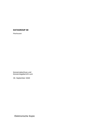 Vorschaubild DATAGROUP SE Finanzmitteilung 2019-2020
