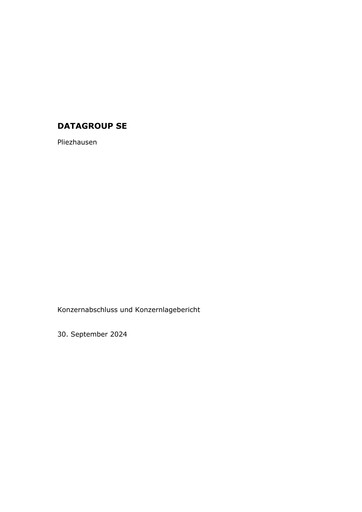 Thumbnail DATAGROUP SE Financial Statement 2023-2024