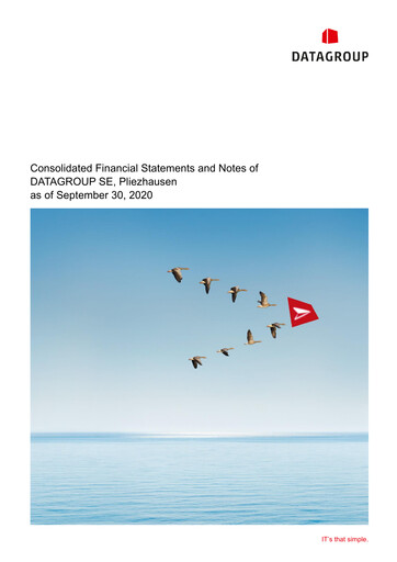 Thumbnail DATAGROUP SE Financial Statement 2019-2020