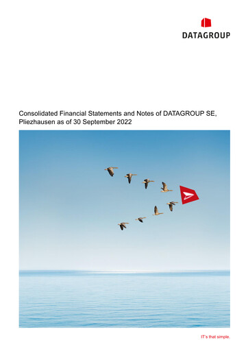Thumbnail DATAGROUP SE Financial Statement 2021-2022