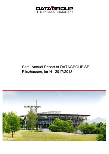 Thumbnail DATAGROUP SE Half-year Report 2017-2018-h1