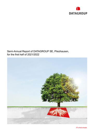 Thumbnail DATAGROUP SE Half-year Report 2021-2022-h1
