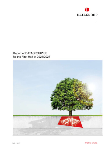Thumbnail DATAGROUP SE Half-year Report 2024-2025-h1