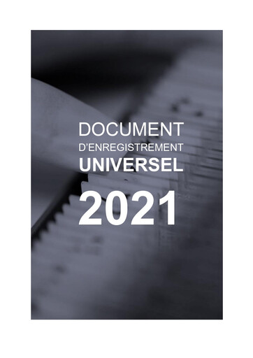 Thumbnail Innate Pharma
 Universal Registration Document 2021