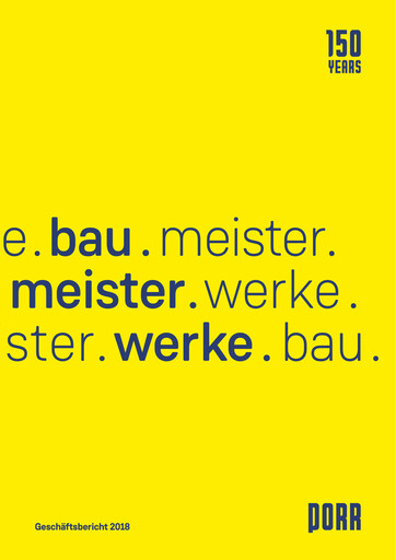 Thumbnail PORR Annual Report 2018