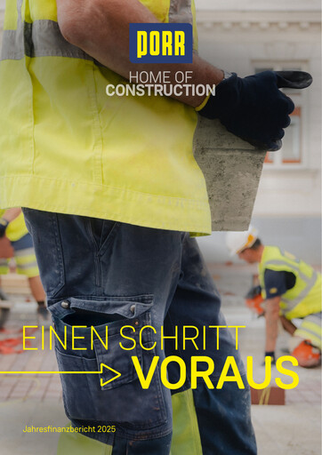 Vorschaubild PORR Finanzbericht 2025