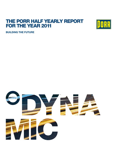 Miniature PORR Rapport semestriel 2011-h1