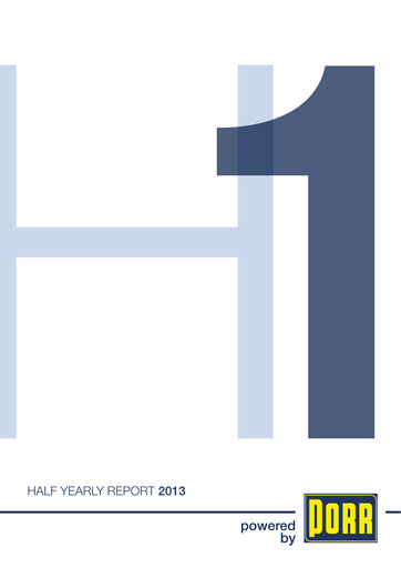 Miniature PORR Rapport semestriel 2013-h1