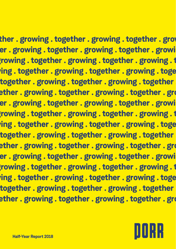 Miniature PORR Rapport semestriel 2018-h1
