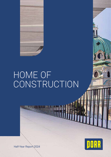 Miniature PORR Rapport semestriel 2024-h1