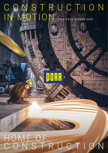 Miniature PORR Rapport semestriel 2025-h1