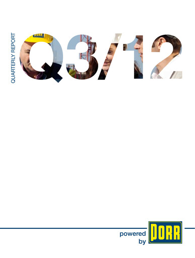 Miniature PORR Rapport trimestriel 2012-9m