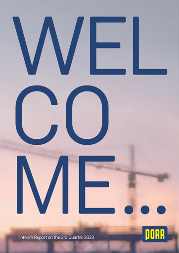 Miniature PORR Rapport trimestriel 2023-9m