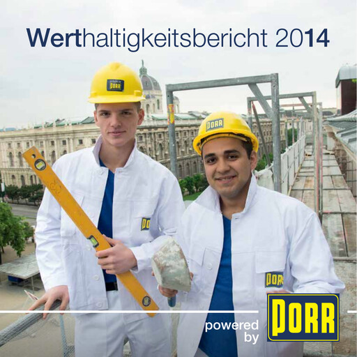 Vorschaubild PORR Nachhaltigkeitsbericht 2014