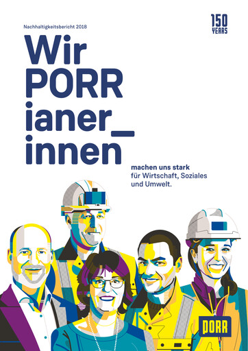 Vorschaubild PORR Nachhaltigkeitsbericht 2018