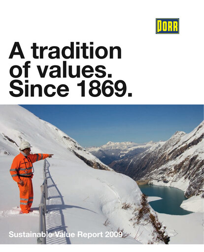 Thumbnail PORR Sustainability Report 2009