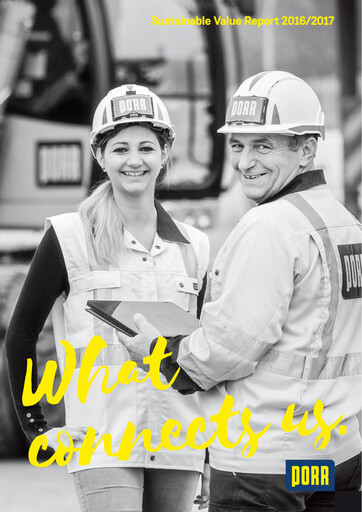 Thumbnail PORR Sustainability Report 2016-2017