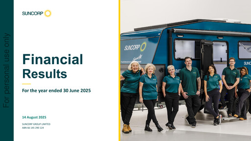 Thumbnail Suncorp Financial Report 2024-2025