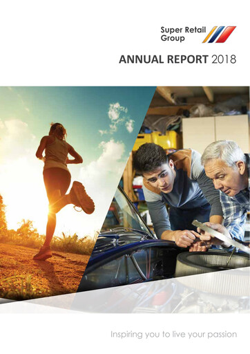 Thumbnail Super Retail Group Annual Report 2018
