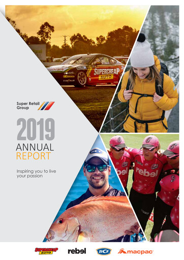 Thumbnail Super Retail Group Annual Report 2019