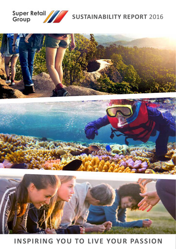 Thumbnail Super Retail Group Sustainability Report 2016