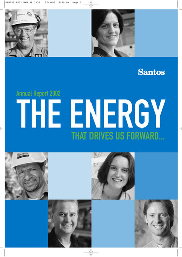 Thumbnail Santos
 Annual Report 2002