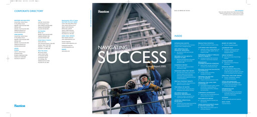Thumbnail Santos
 Annual Report 2005