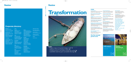 Thumbnail Santos
 Annual Report 2007