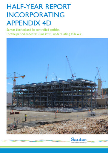 Thumbnail Santos
 Half-year Report 2013-h1