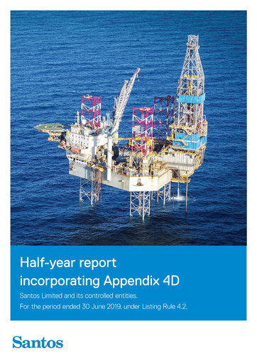 Thumbnail Santos
 Half-year Report 2019-h1