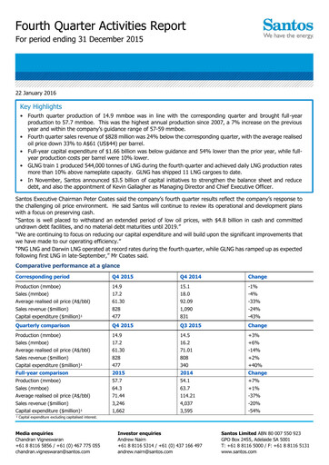 Thumbnail Santos
 Quarterly Report 2015-q4