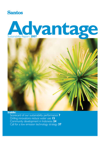 Thumbnail Santos
 Sustainability Report 2007