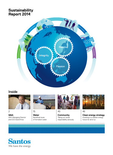 Thumbnail Santos
 Sustainability Report 2014
