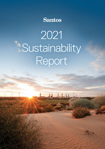 Thumbnail Santos
 Sustainability Report 2021