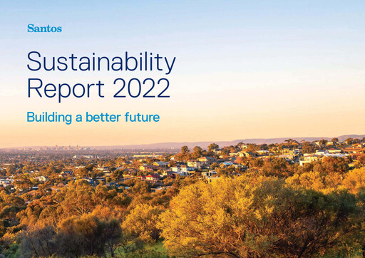 Thumbnail Santos
 Sustainability Report 2022