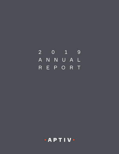 Thumbnail Aptiv Annual Report 2019