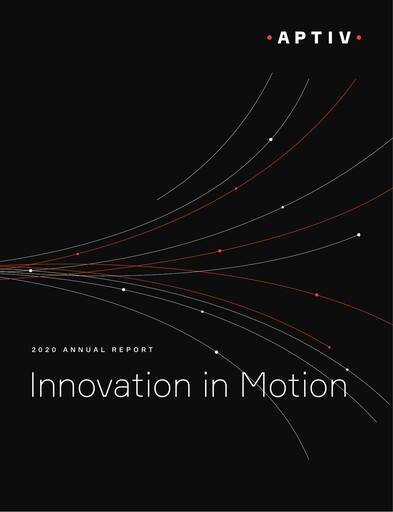 Thumbnail Aptiv Annual Report 2020