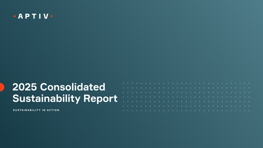 Thumbnail Aptiv Sustainability Report 2025