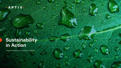 Thumbnail Aptiv Sustainability Report 2026